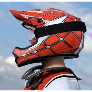 Spider Helmet Motorcycle ATV Dirt Bike Off Road DOT Motocross Helmet Kid Youth S